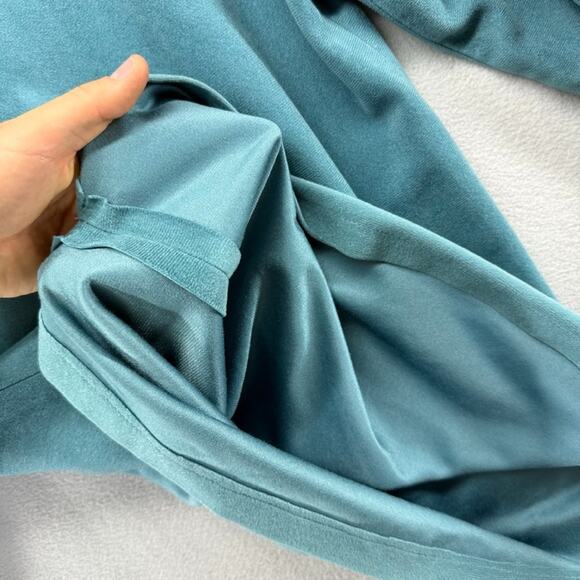 Vintage All American Shirt men's Medium Blue Suede Rockabilly Handmade 70s 80s - Picture 8 of 10